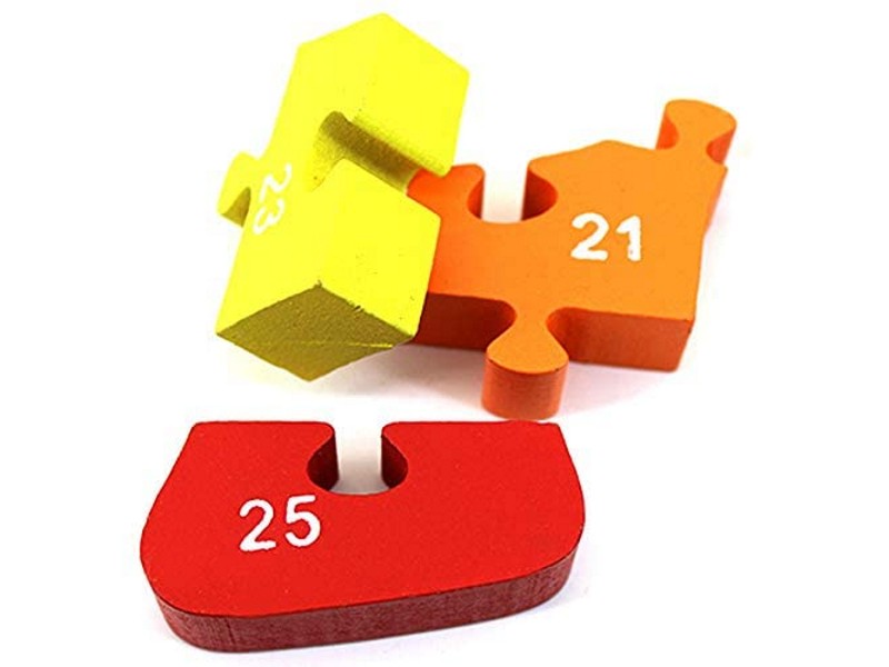 skládačka dřevěná - puzzle-slon