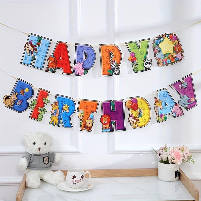 písmena party "HAPPY BIRTHDAY" girlanda