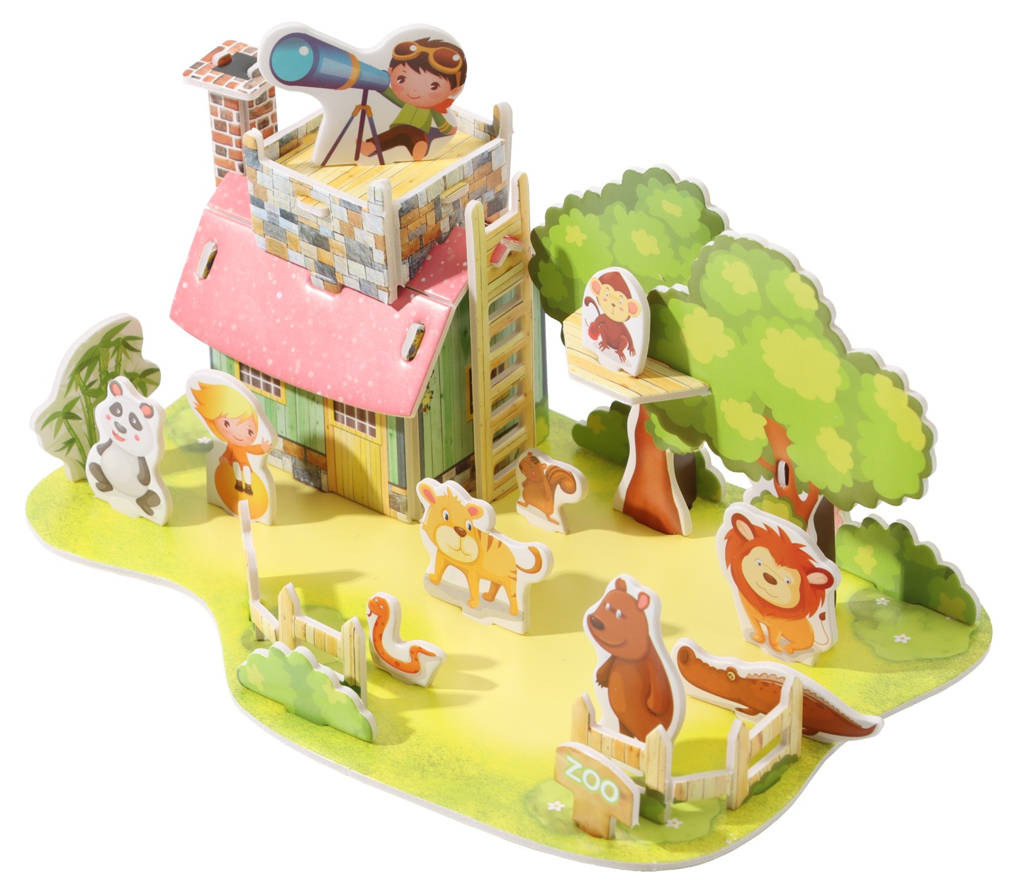 model 3D puzzle mini ZOO 20x13x10cm