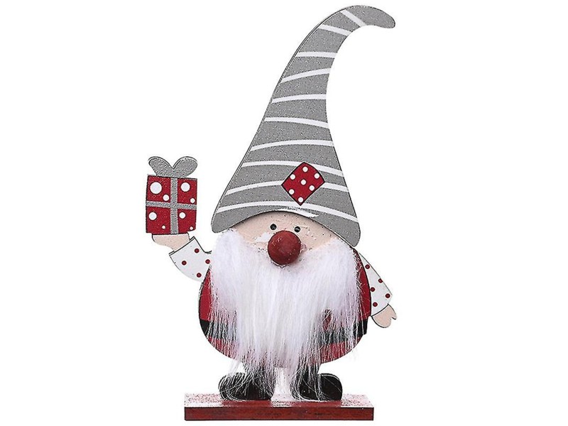 skřítek dřevěný 9x15x4 cm-mix