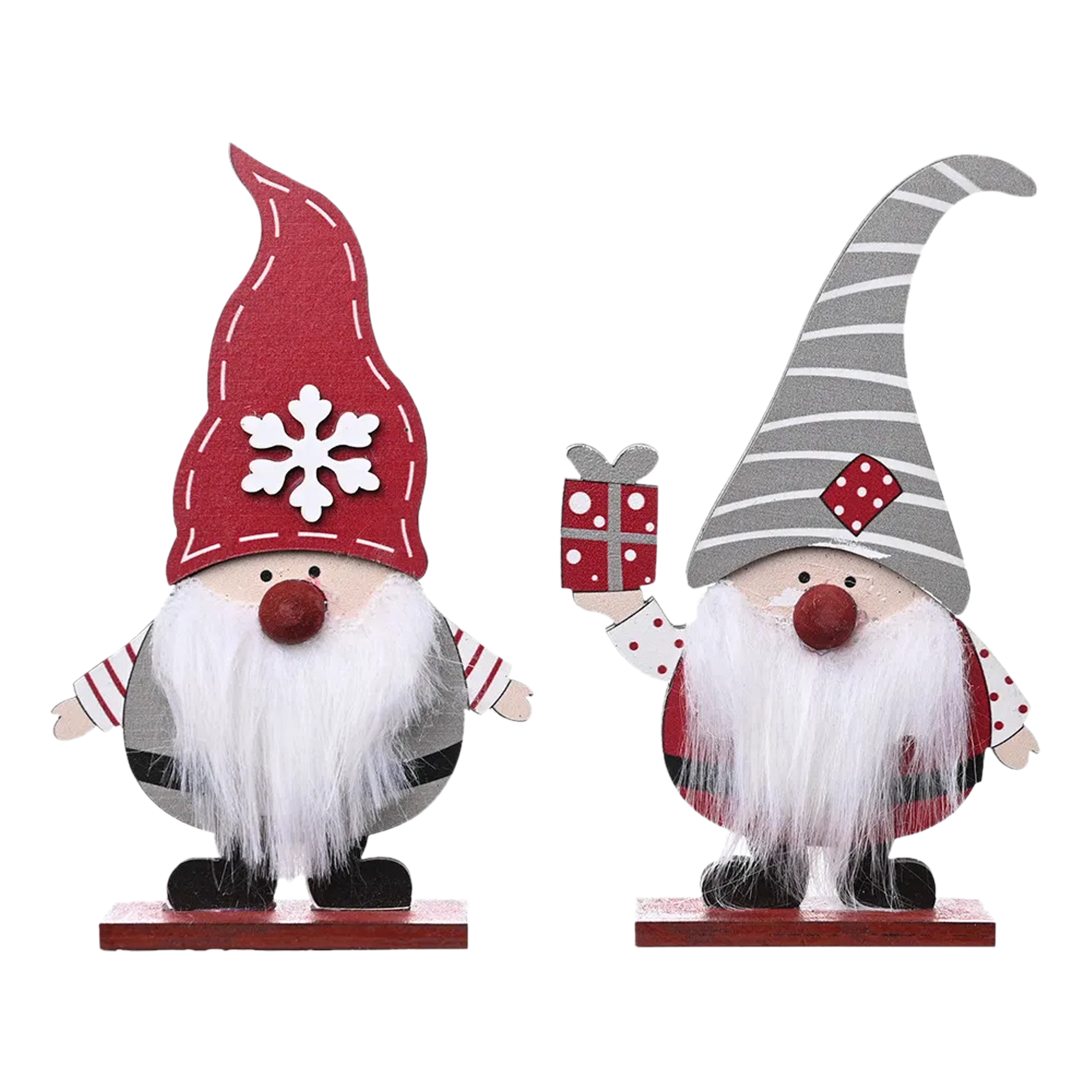 skřítek dřevěný 9x15x4 cm-mix