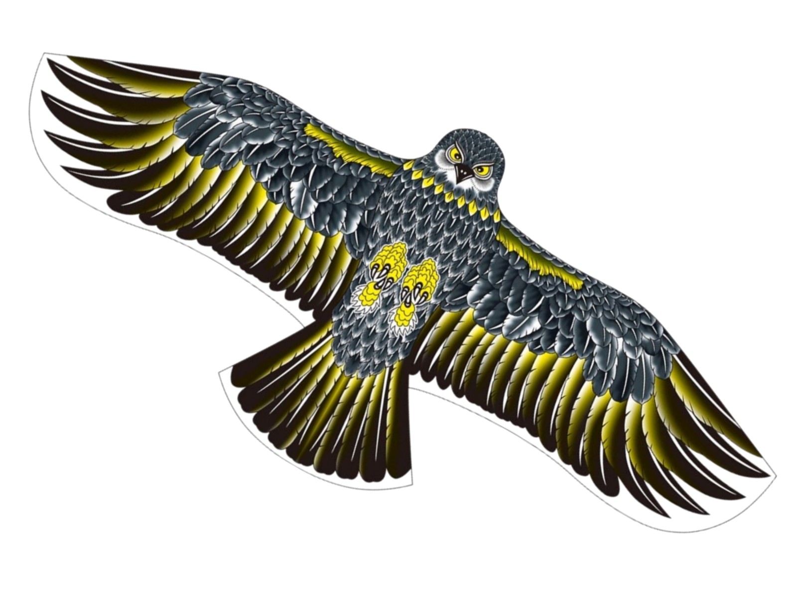 létající drak 120x55cm orel polyester