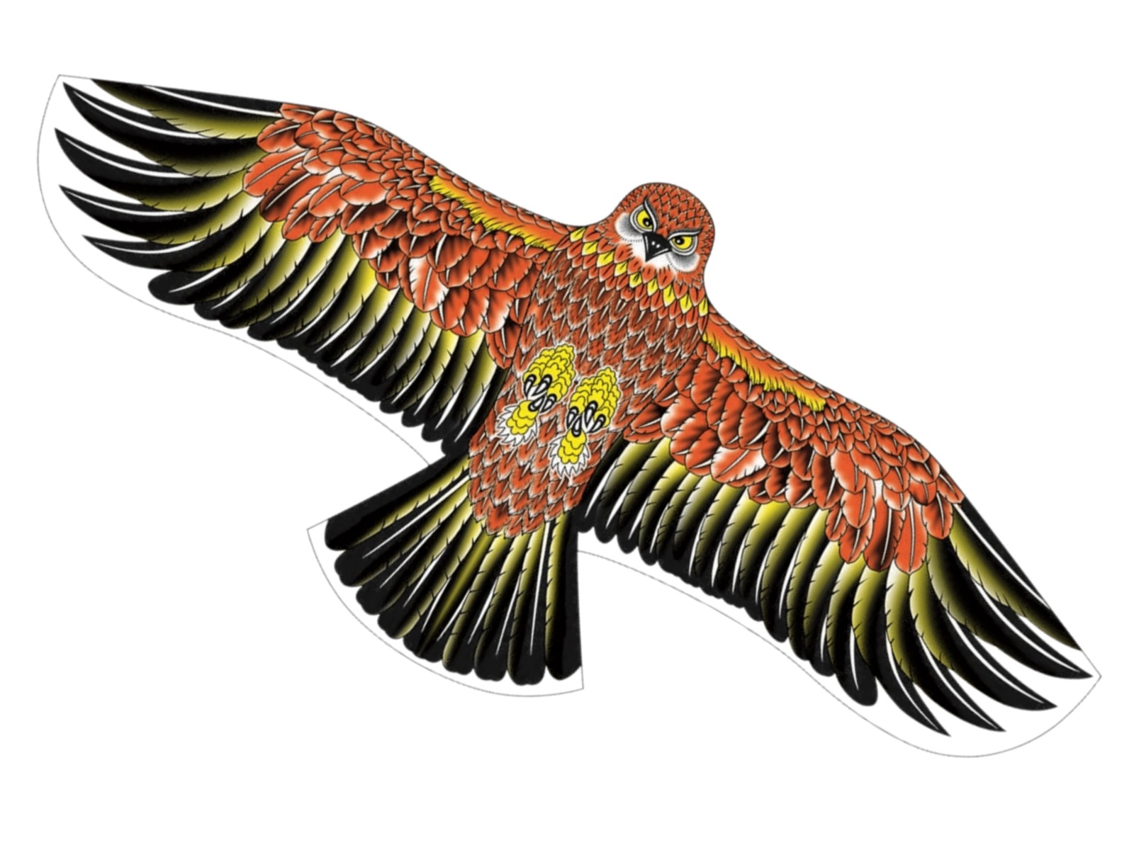 létající drak 120x55cm orel polyester