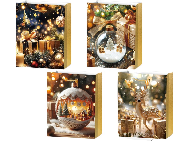taška LUX 210g 26x32x10cm L Vánoce-6255