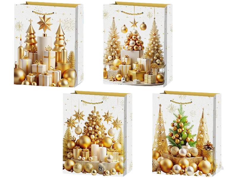 taška LUX 210g 18x24x8,5cm M Vánoce-6261