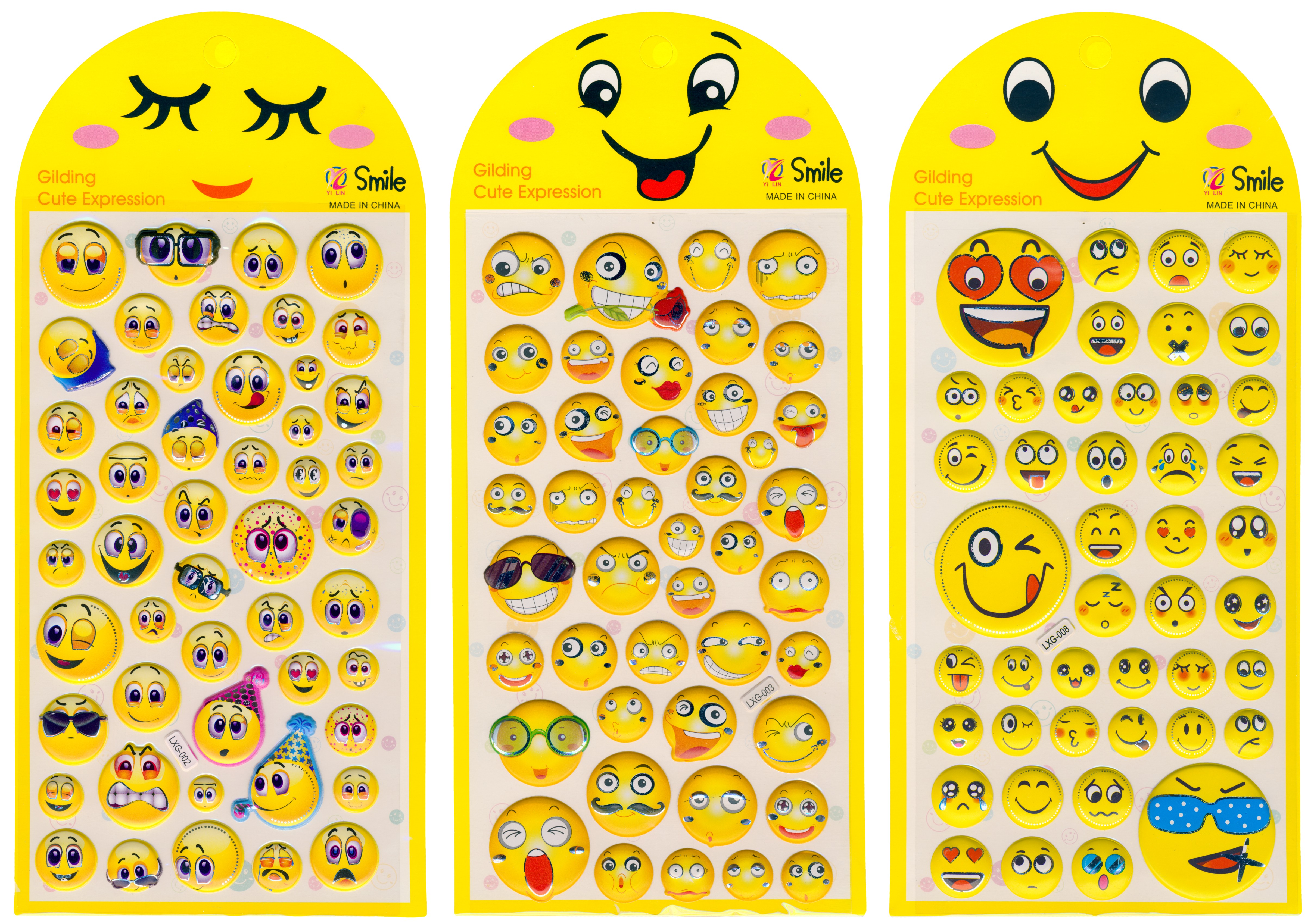 samolepky emoji 10x24 cm