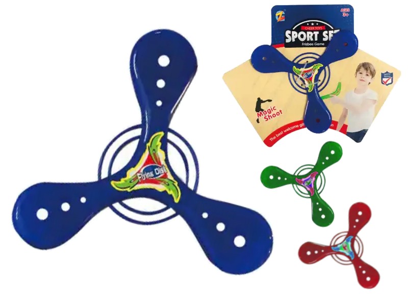 frisbee - bumerang 19cm plast