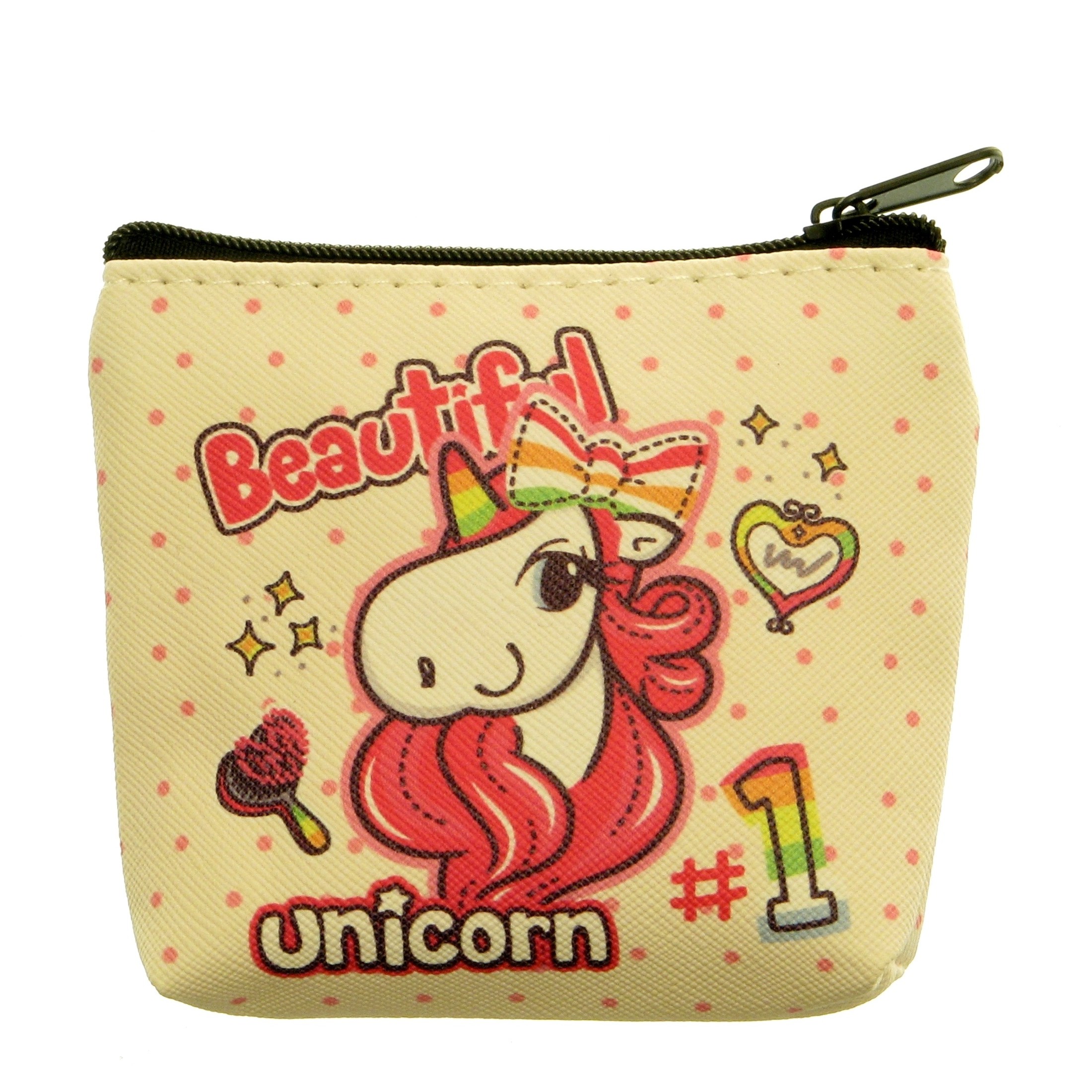 peněženka PU 11x9x2cm s potiskem-unicorn