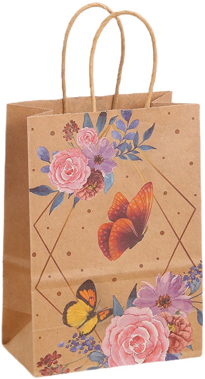 taška Craft hnědá-potisk 15x21x8-7904