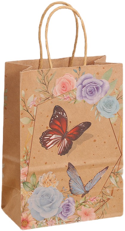 taška Craft hnědá-potisk 15x21x8-7904