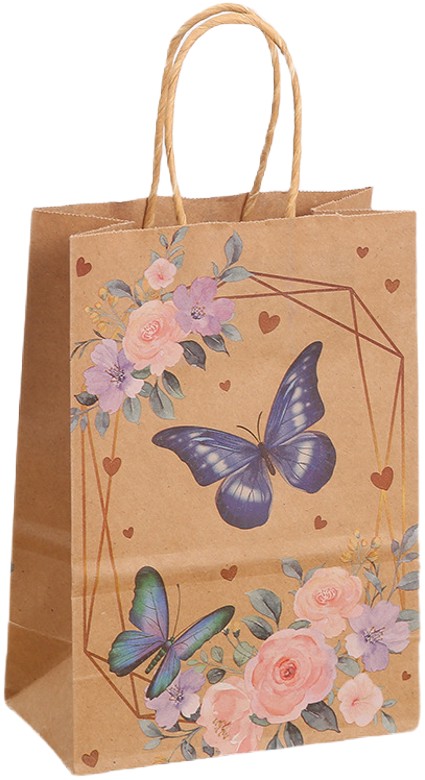 taška Craft hnědá-potisk 15x21x8-7904