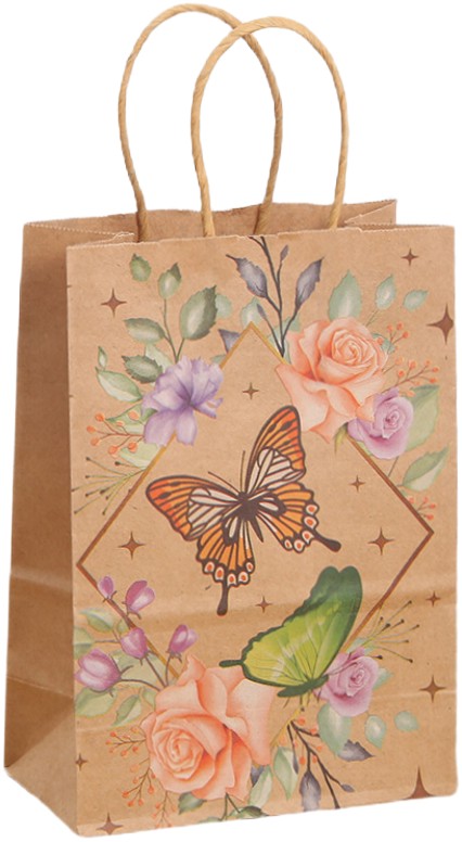 taška Craft hnědá-potisk 15x21x8-7904