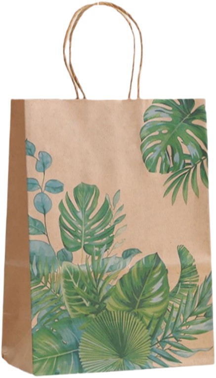 taška Craft hnědá-potisk 21x27x11-7909