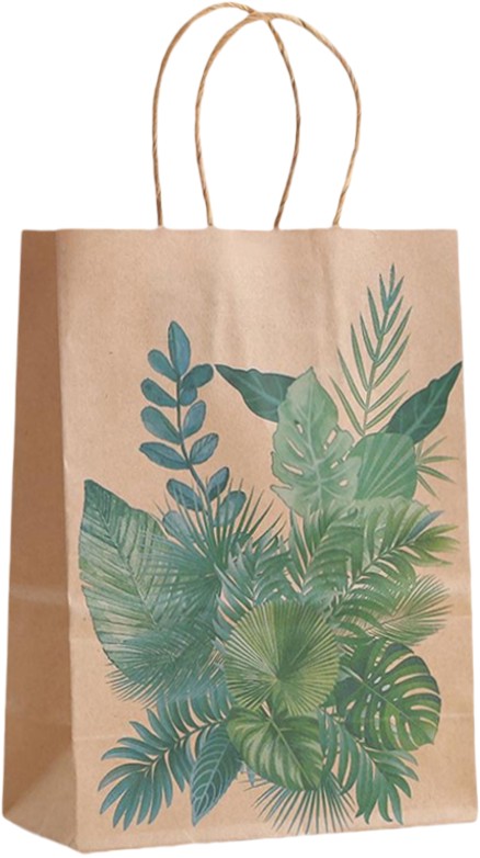 taška Craft hnědá-potisk 21x27x11-7909