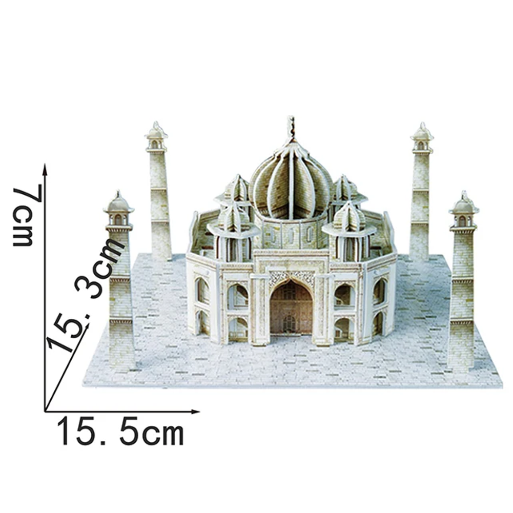 model 3D puzzle světové stavby papír/PU-245 Taj M.