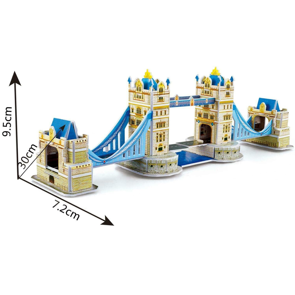 model 3D puzzle světové stavby papír/PU-247 Tow.Br