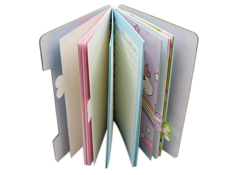 zápisník 9,3x14cm 57 listů linky spirála-unicorn