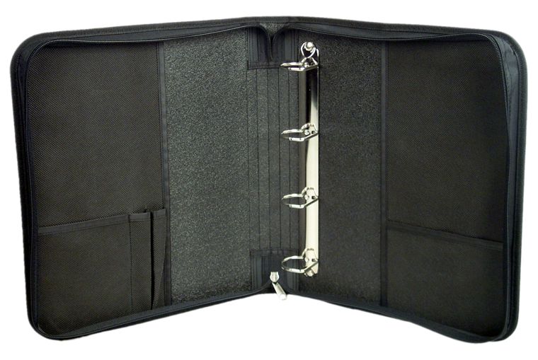 portfolio A4 kroužky STRAP-modré
