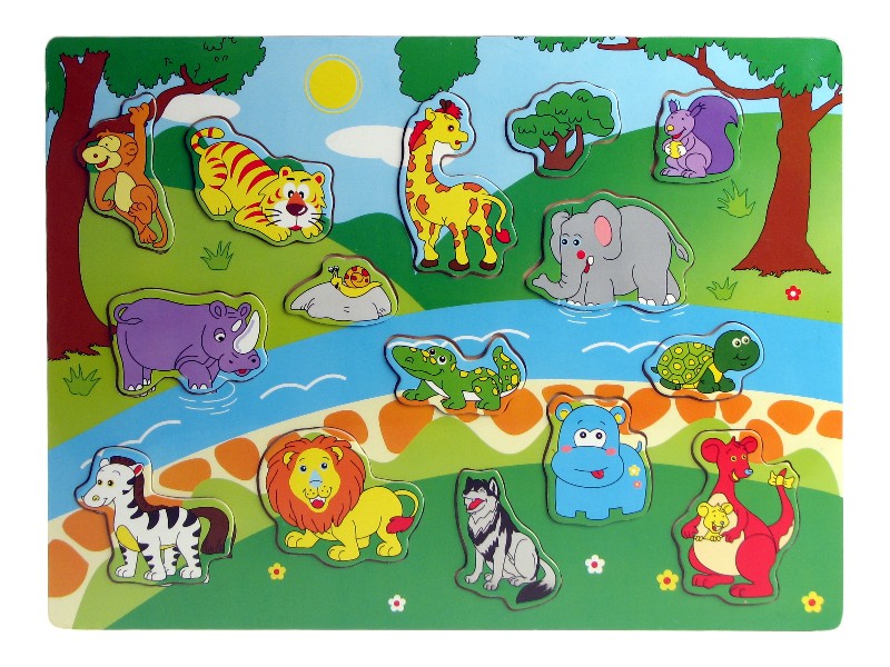 puzzle dřevěné 40x30cm