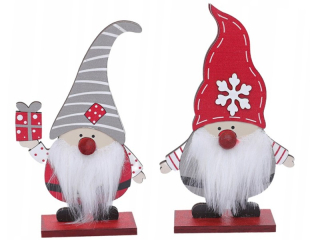 skřítek dřevěný 9x15x4 cm-mix