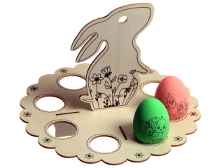 velikonoční dekorace dřevěná 22x16cm-052