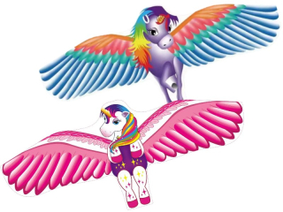 létající drak 120x55cm unicorn polyester