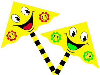 létající drak 65x35+35cm smile polyester