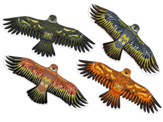 létající drak 120x55cm orel polyester