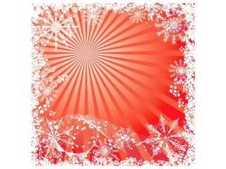 ubrousky 33x33cm 2-vrstvé vločky vánoční