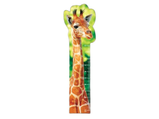 pravítko 10cm 3D obrázek s násobilkou-104 žirafa