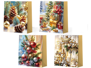 taška LUX 210g 26x32x10cm L Vánoce-5839