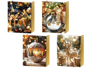 taška LUX 210g 26x32x10cm L Vánoce-6255