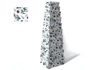 krabice 10ks 19x13x7,5-37,5x29x16cm ván.-M106