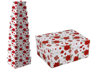 krabice 10ks 19x13x7,5-37,5x29x16cm ván.-173