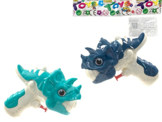 pistole vodní dino plast 15cm