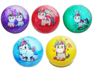 míč 23cm PVC nenafouklý-007 unicorn