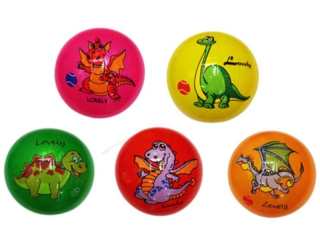 míč 23cm PVC nenafouklý-615 dino