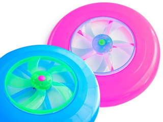 disk létající 22cm svítící LED