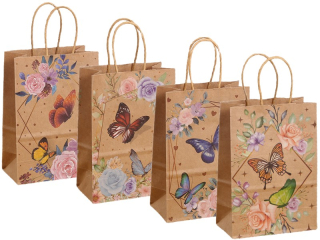 taška Craft hnědá-potisk 21x27x11-7905