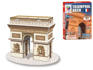 model 3D puzzle světové stavby papír/PU-256 Arc