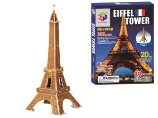 model 3D puzzle světové stavby papír/PU-240 Eiffel