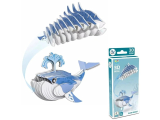 model 3D puzzle zvířátka-45B velryba