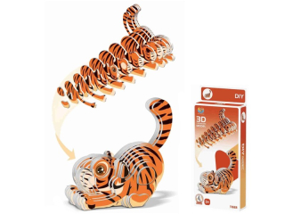 model 3D puzzle zvířátka-46F tygr