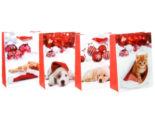 taška LUX 210g 31x40x12cm XL Vánoce-86 děts.