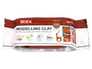 modelovací hmota samotvrdnoucí 250g hněd