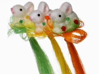 velikonoční zápich zajíc 7,5x14cm