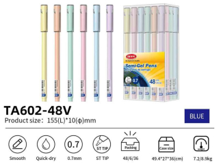 propiska gelová hrot 0,7mm modrá náplň